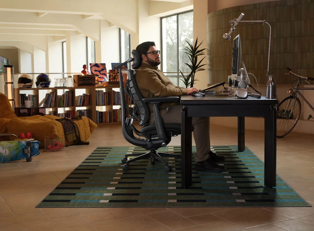 LiberNovo Maxis chair shown in the brand’s workspace photograph