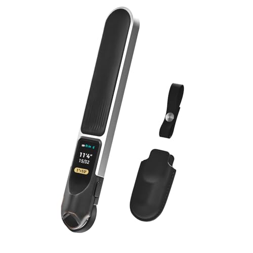 HOZO NeoRulerGO Digital Tape Measure,Black Microfiber Leather Case and NeoPencil Case Combo,Enhances Grip and Convenience, Perfect for Precision Work,Easy to Carry and Secure