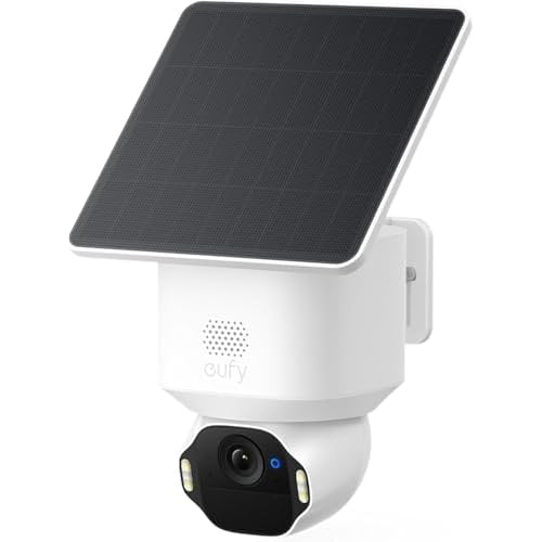 eufy Security SoloCam E42, 4K Solar Security Camera, AI Facial Recognition