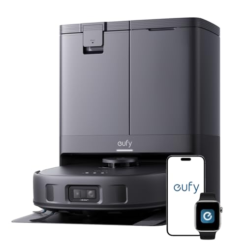 eufy X10 Pro Omni Robot Vacuum and Mop Combo,Dual Mops with 12 mm Auto-Lift