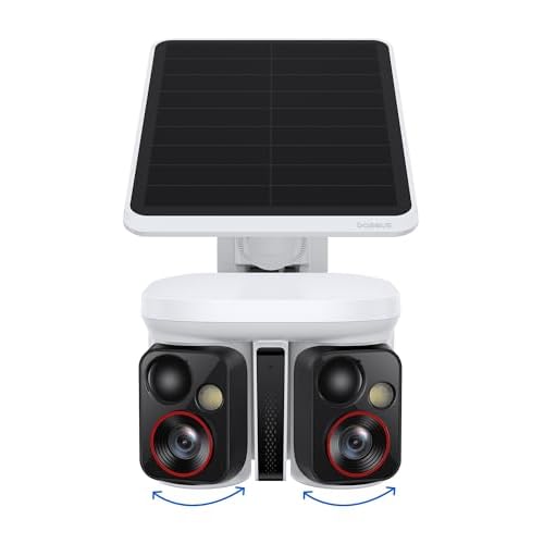 Baseus X1 Pro 3K Dual-Lens AI Solar Camera Outdoor Wireless, No Monthly Fee