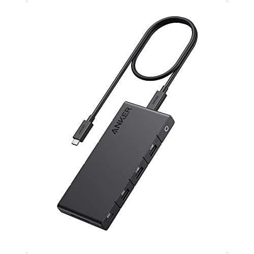 Anker USB-C Hub, 10-in-1 USB Hub, Dual Display with Dual 4K HDMI Ports