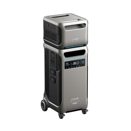 Anker SOLIX F3800 Plus Portable Power Station and BP3800 Expansion Battery