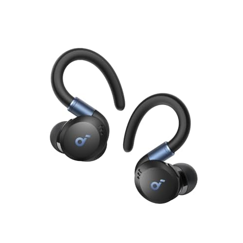 Soundcore Sport X20 by Anker Noise Cancelling Workout Earbuds, Ear Hooks