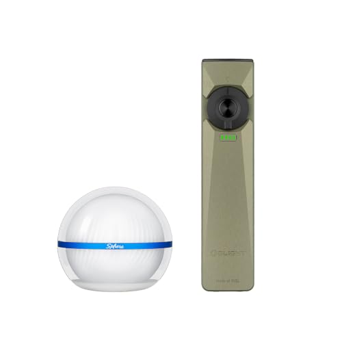 OLIGHT Arkfeld Ultra 1400 Lumens EDC Flat Flashlight Bundle with Sphere Smart Night Light