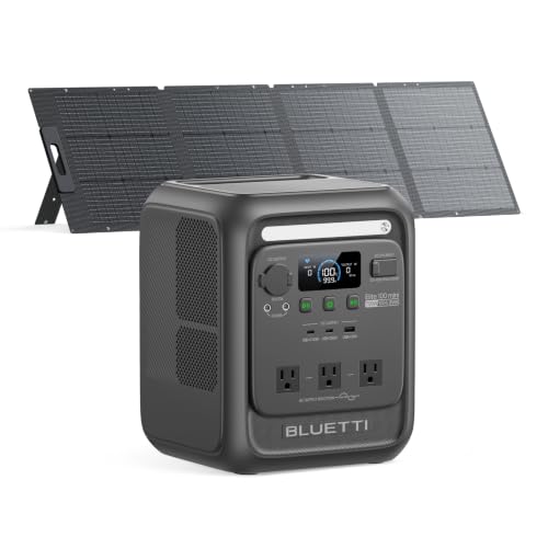 BLUETTI Solar Generator Elite 100 mini & 200W Solar Panel Included 1004.8Wh