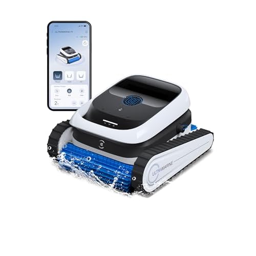 ECOVACS Ultramarine P1 Cordless Robotic Pool Cleaner, 180-Min Runtime
