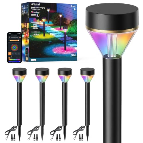 Linkind Smart Low-Voltage Path Lights SP6LV, 510LM Outdoor Pathway Lights