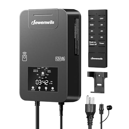 DEWENWILS 200W Low Voltage Landscape Transformer with Remote