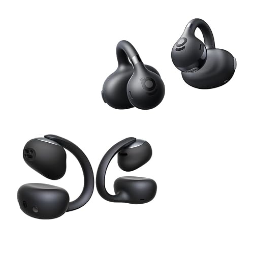 Baseus Bowie MC2 Open Ear Clip On Earbuds & BC1 Open Ear Earbuds Clip-On Headphones
