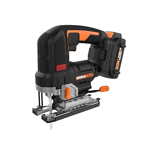 WORX Cordless Jigsaw, 20V Brushless, WX542L