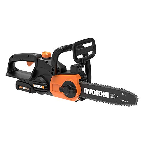 WORX Cordless Chainsaw with Auto-Tension, 20V 10" WG322