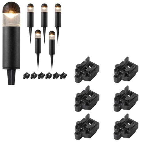 EDISHINE Low Voltage Landscape Lighting + 6-Pack Low Voltage Wire Connector