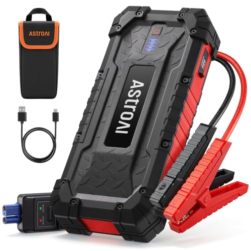 AstroAI S8 Ultra 12V 4000A Lithium Jump Starter Up to All Gas/12L Diesel