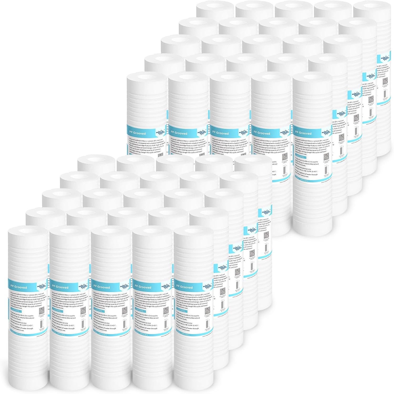 Membrane Solutions Grooved Sediment Water Filter Cartridge