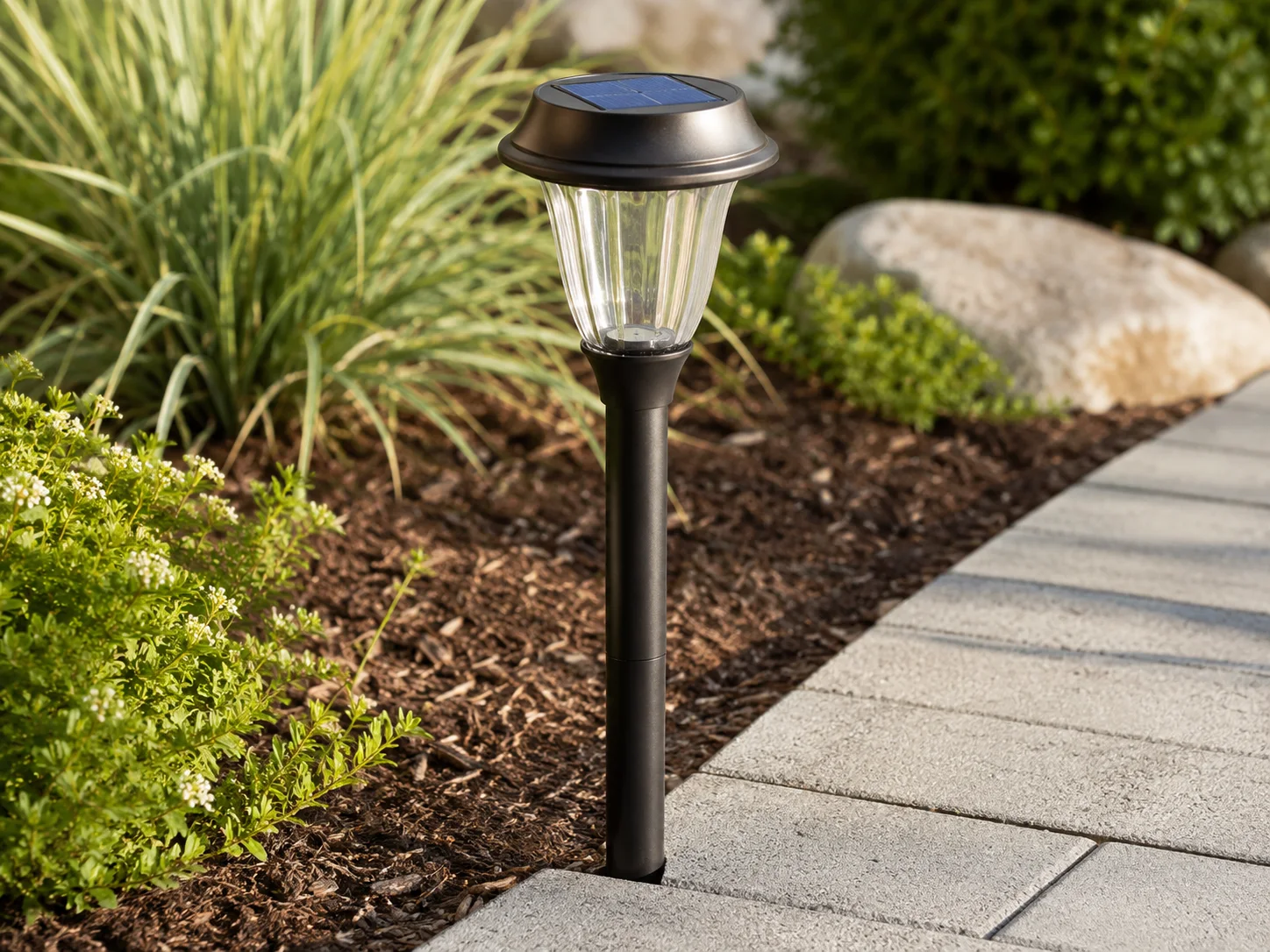 Hampton Bay 20–40 Lumen LED Solar Path Light