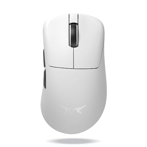 ATK Blazing Sky Z1 Wireless Gaming Mouse, PAW3950 Sensor, 8KHz Polling, Optical Switches, nRF52840, 57g Ergonomic, 2.4G/USB-C, 500mAh Battery (Z1 Ultra, White)