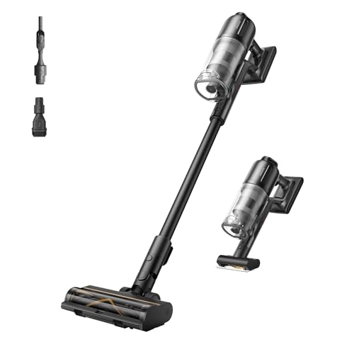 DREAME Cordless Stick Vacuum Cleaner Z30 Essential, 210AW Powerful Suction, Up to 90 Mins Runtime, Anti-Tangle Brush,LED Display, Dust Reveal Technology for Pet Hair, Carpet & Hard Floor