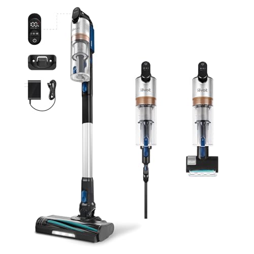 Levoit Cordless Vacuum, Ultra Suction, Up to 60 Mins, Mini Motorized Brush